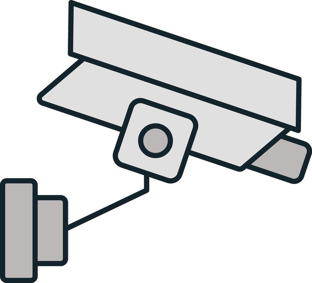Security camera providing safety and recording vector