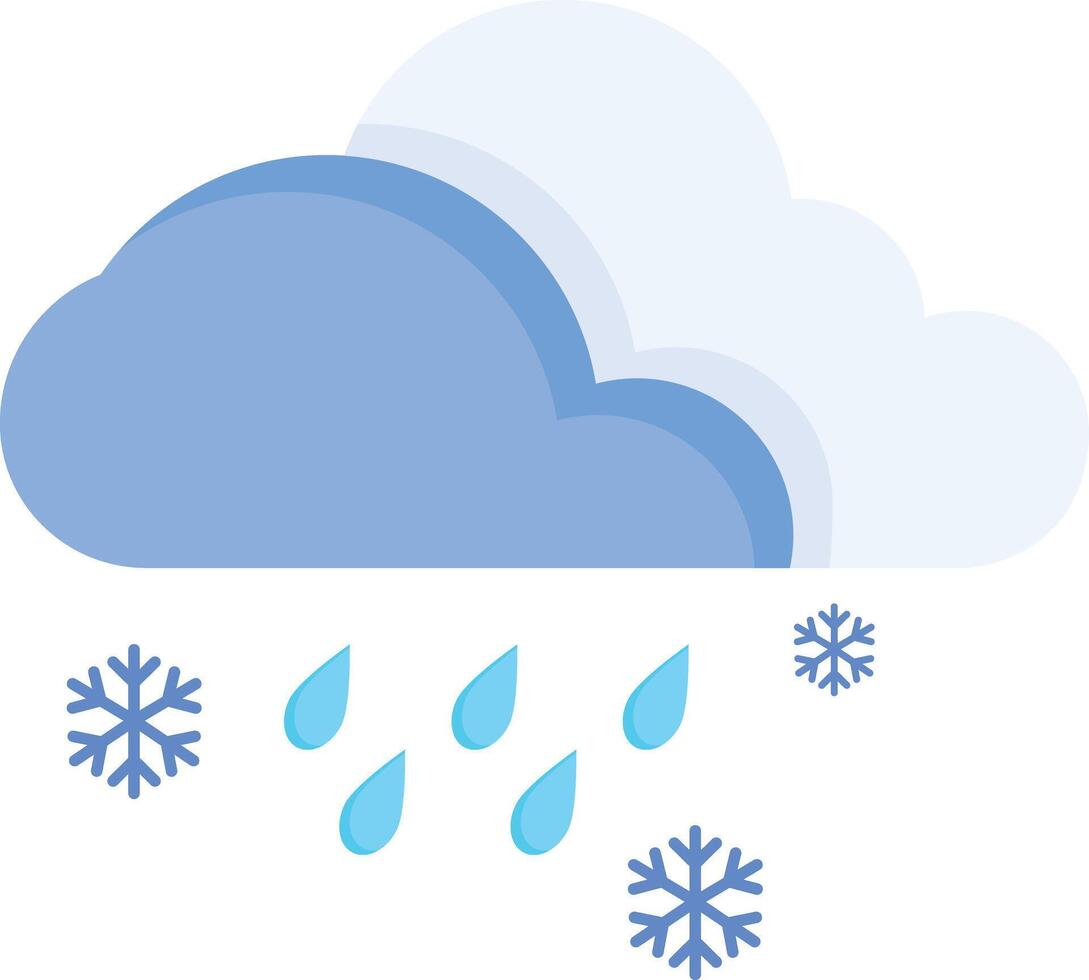 Sleet Storm Weather vector