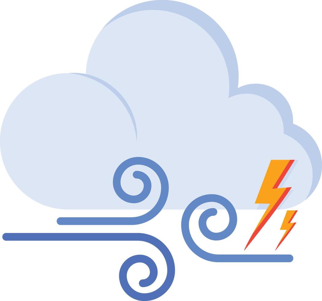 Lightning and Wind vector