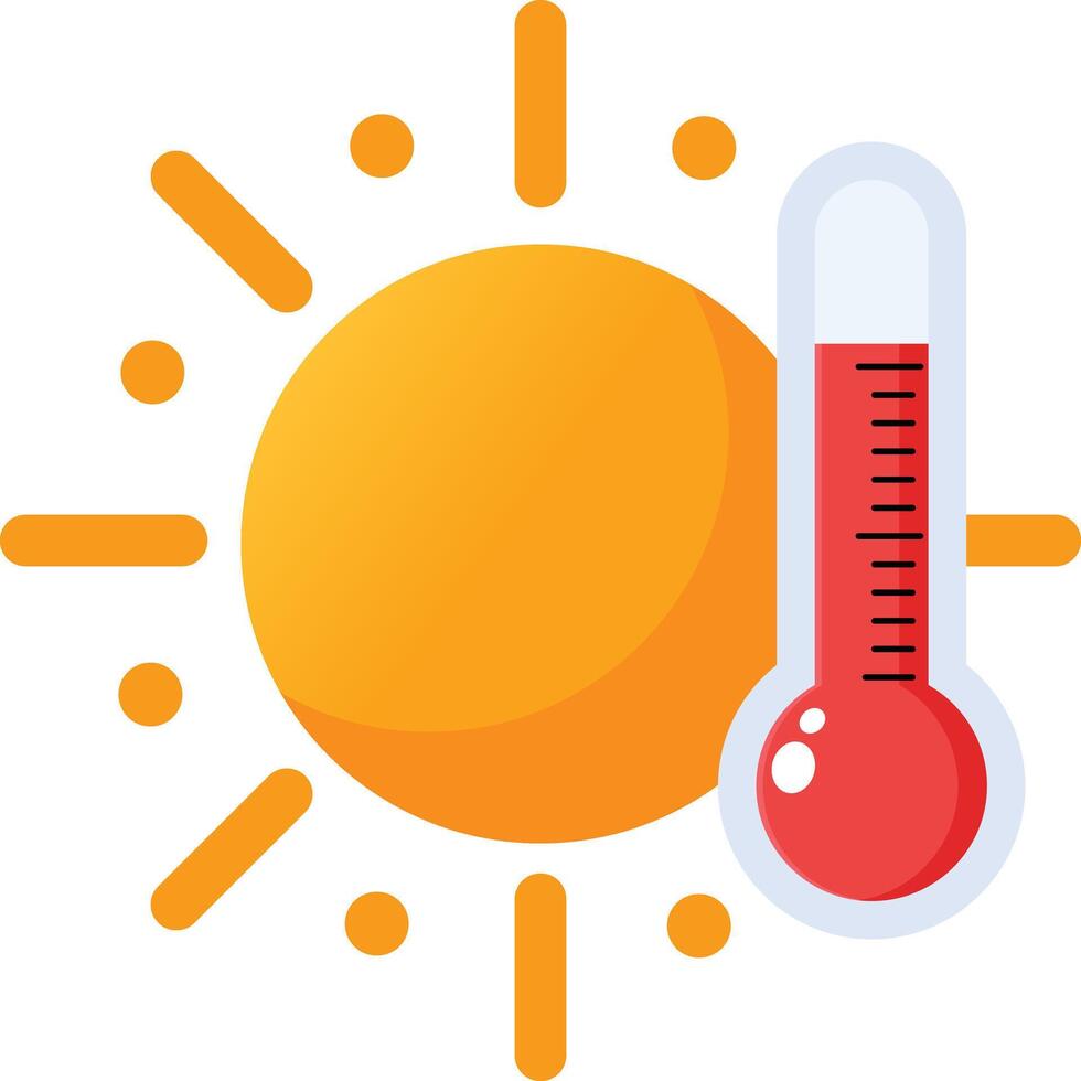 Hot Sunny Day vector