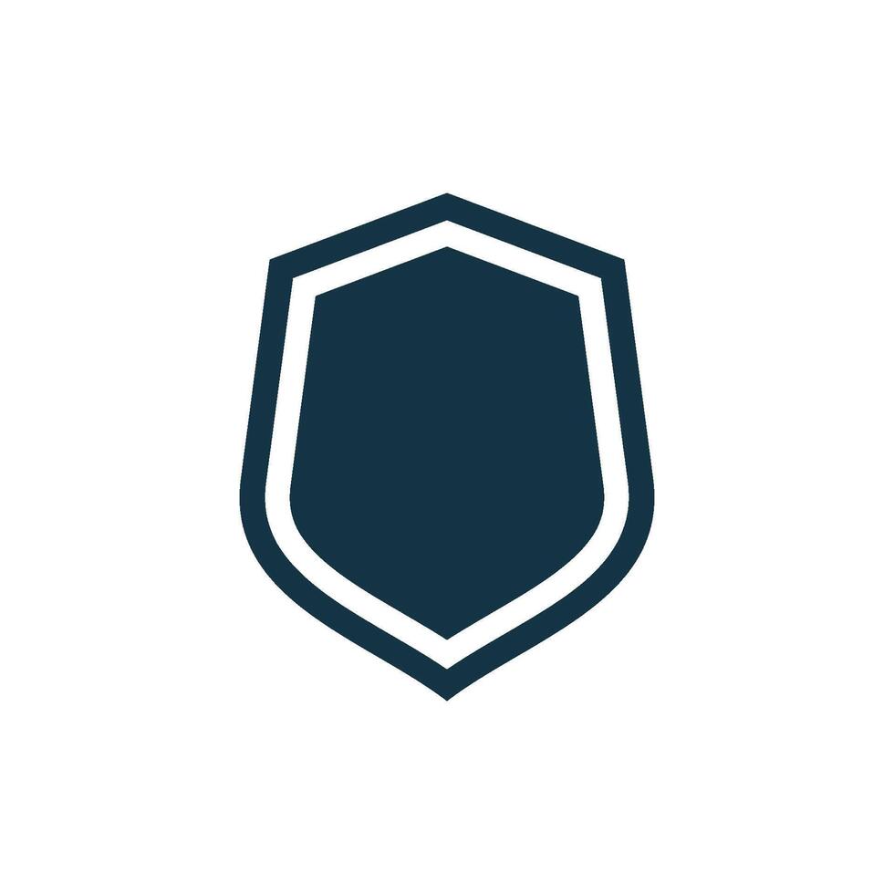 Simple Shield Logo Icon Template vector