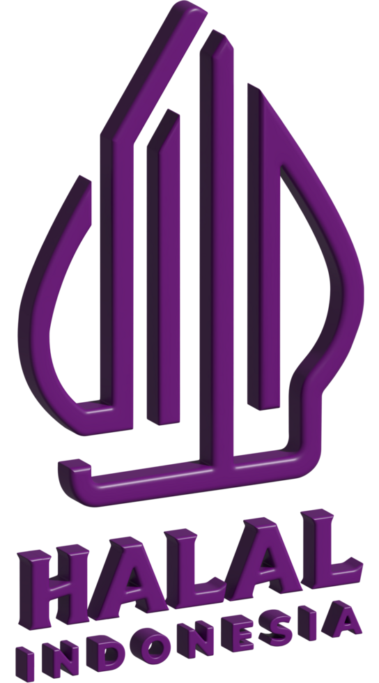 3D logo halal png