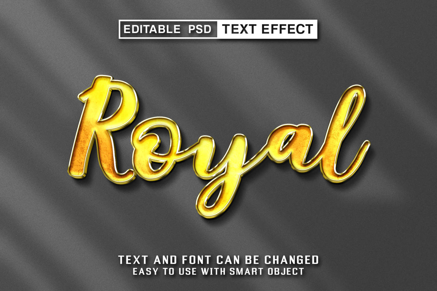 Royal Editable Text Effect psd