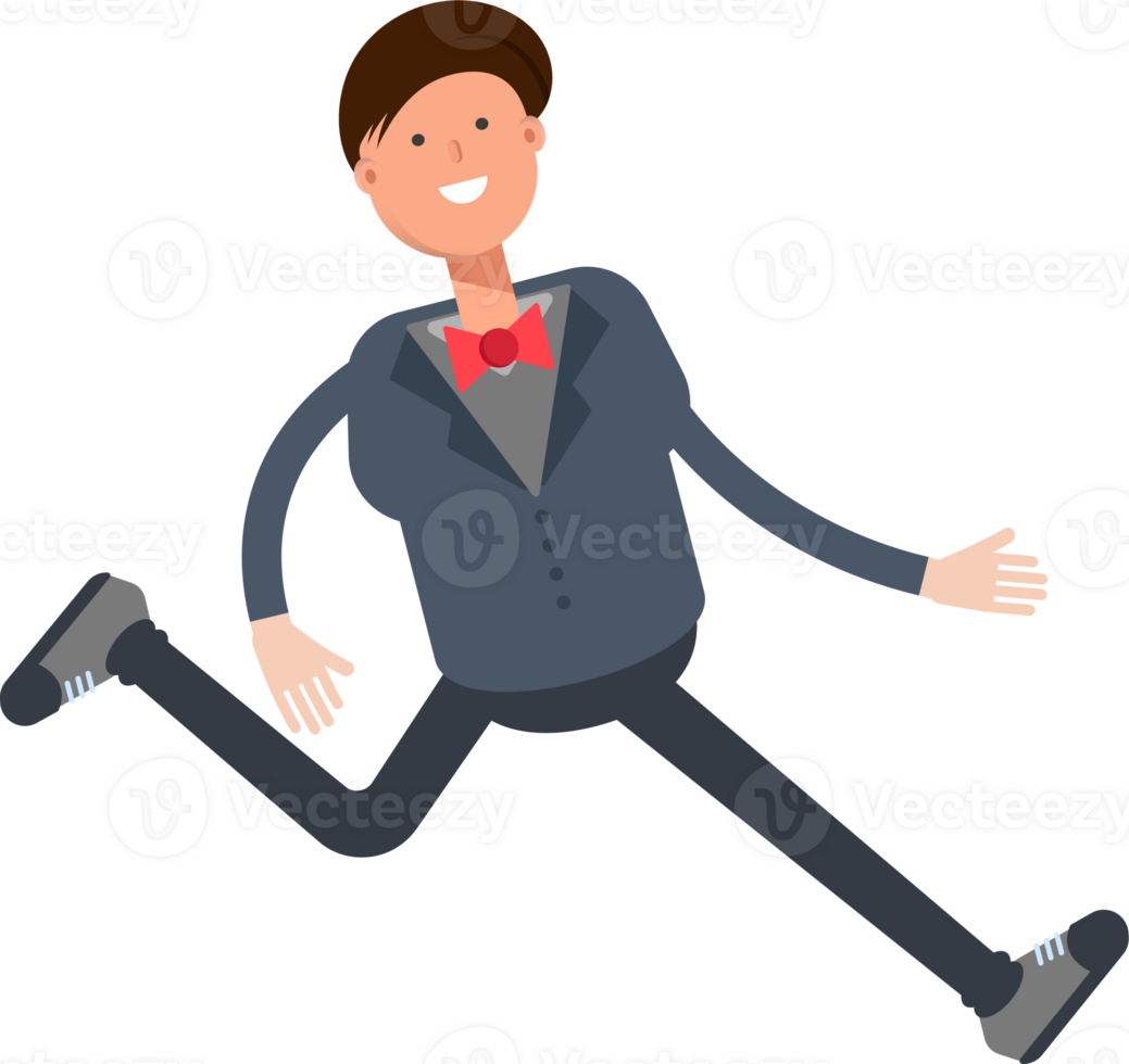 Businessman Character Walking png