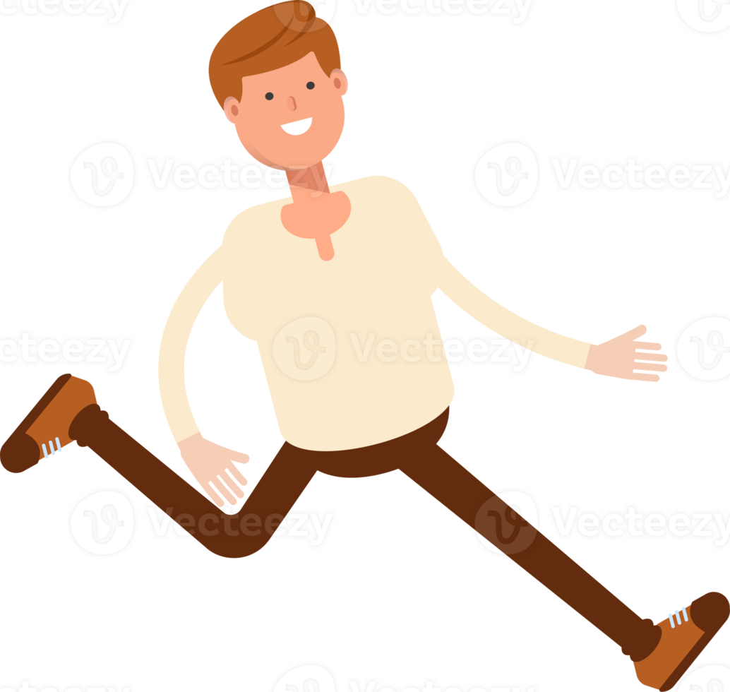 Man Character Walking png