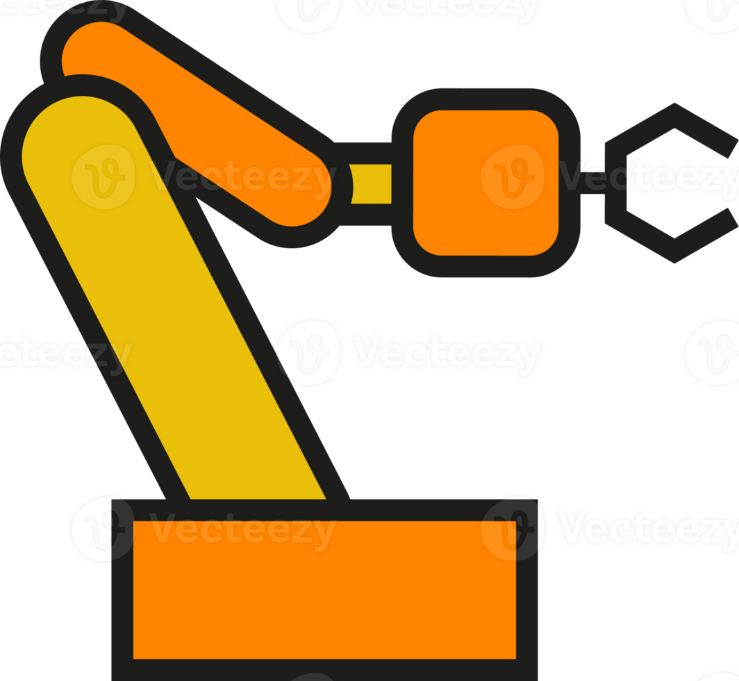 Industrial Robot Arm Icon png