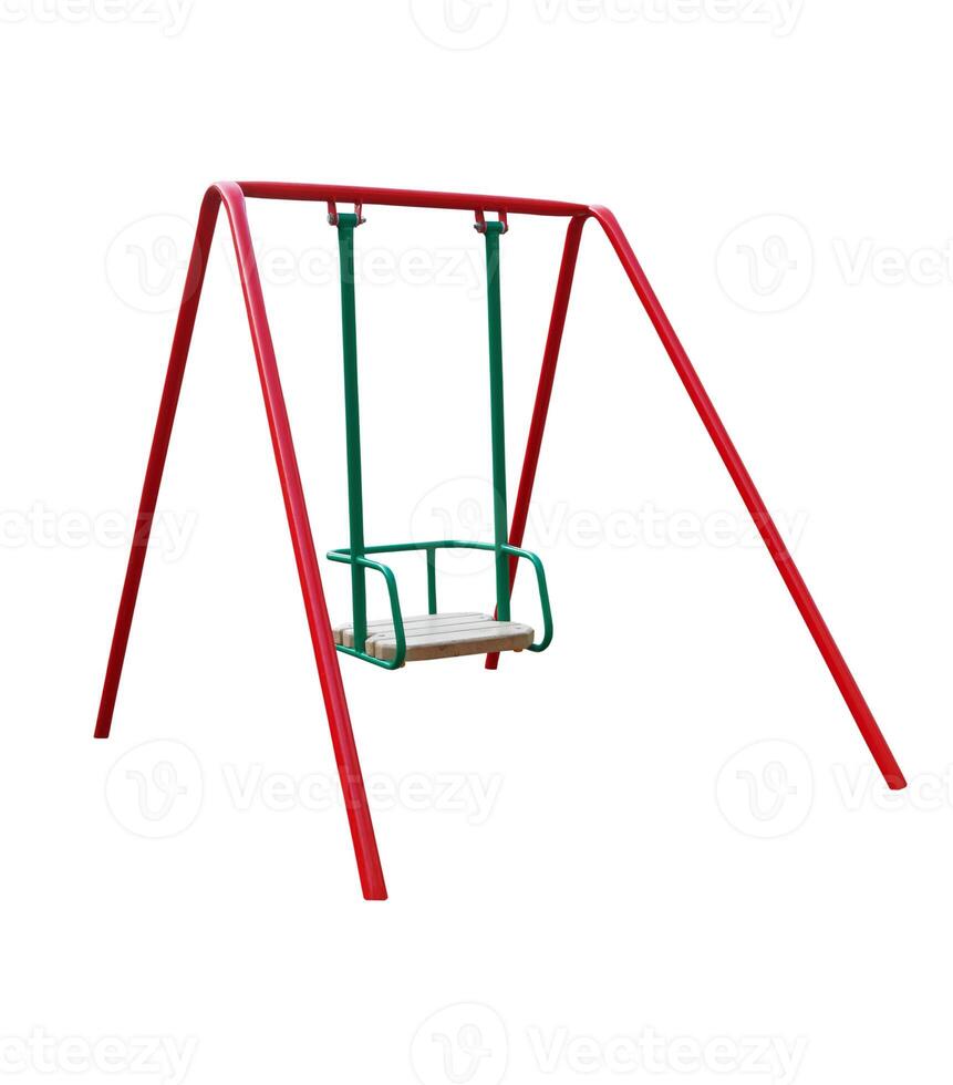 swings on white photo