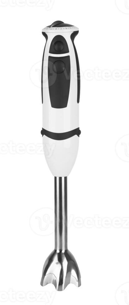 hand blender on white photo