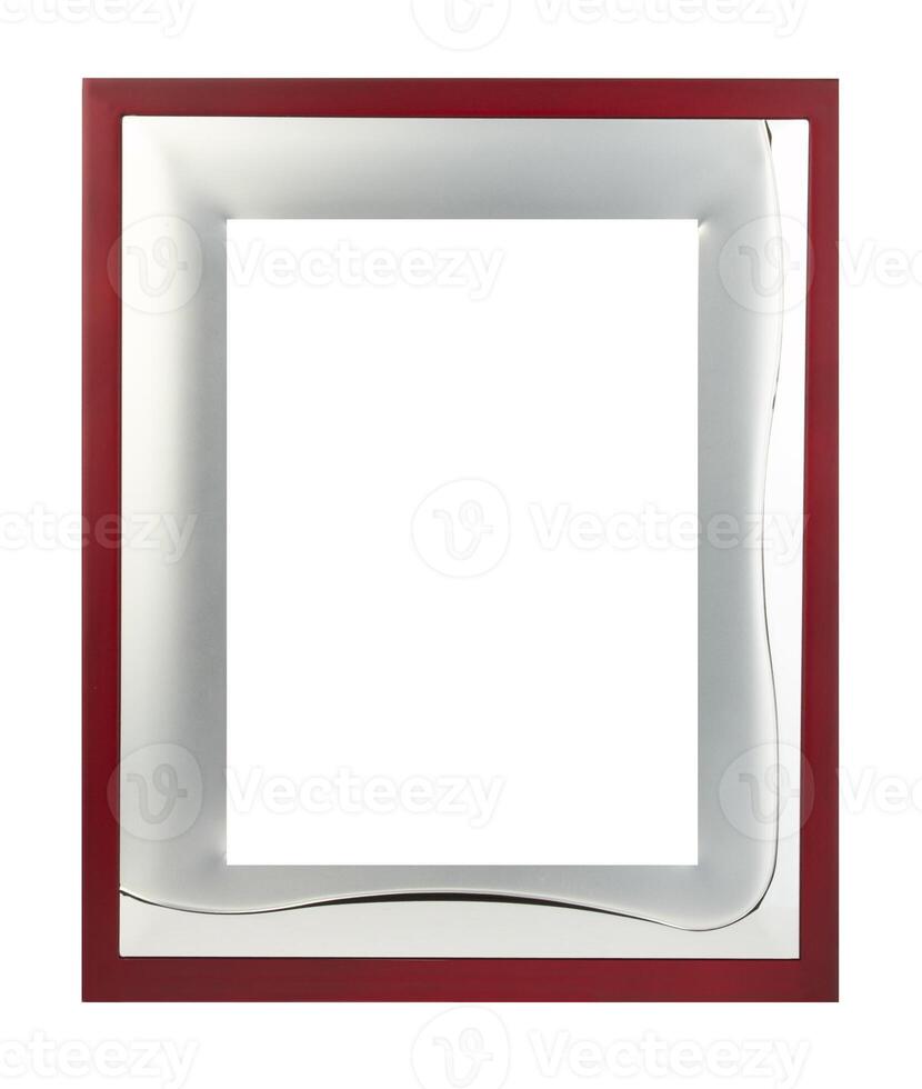 frame on white photo
