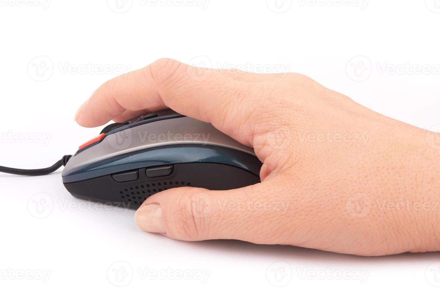 computer mouse on white photo
