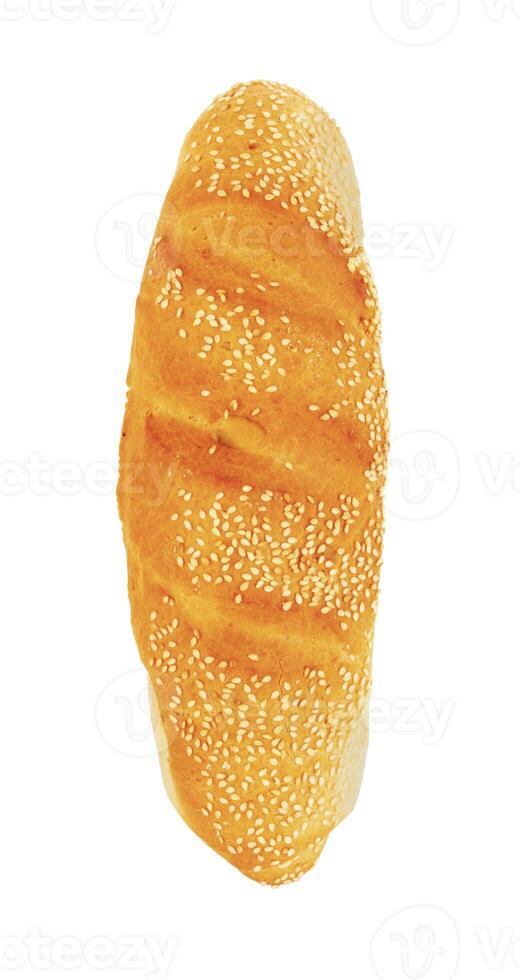 Baguette on white photo