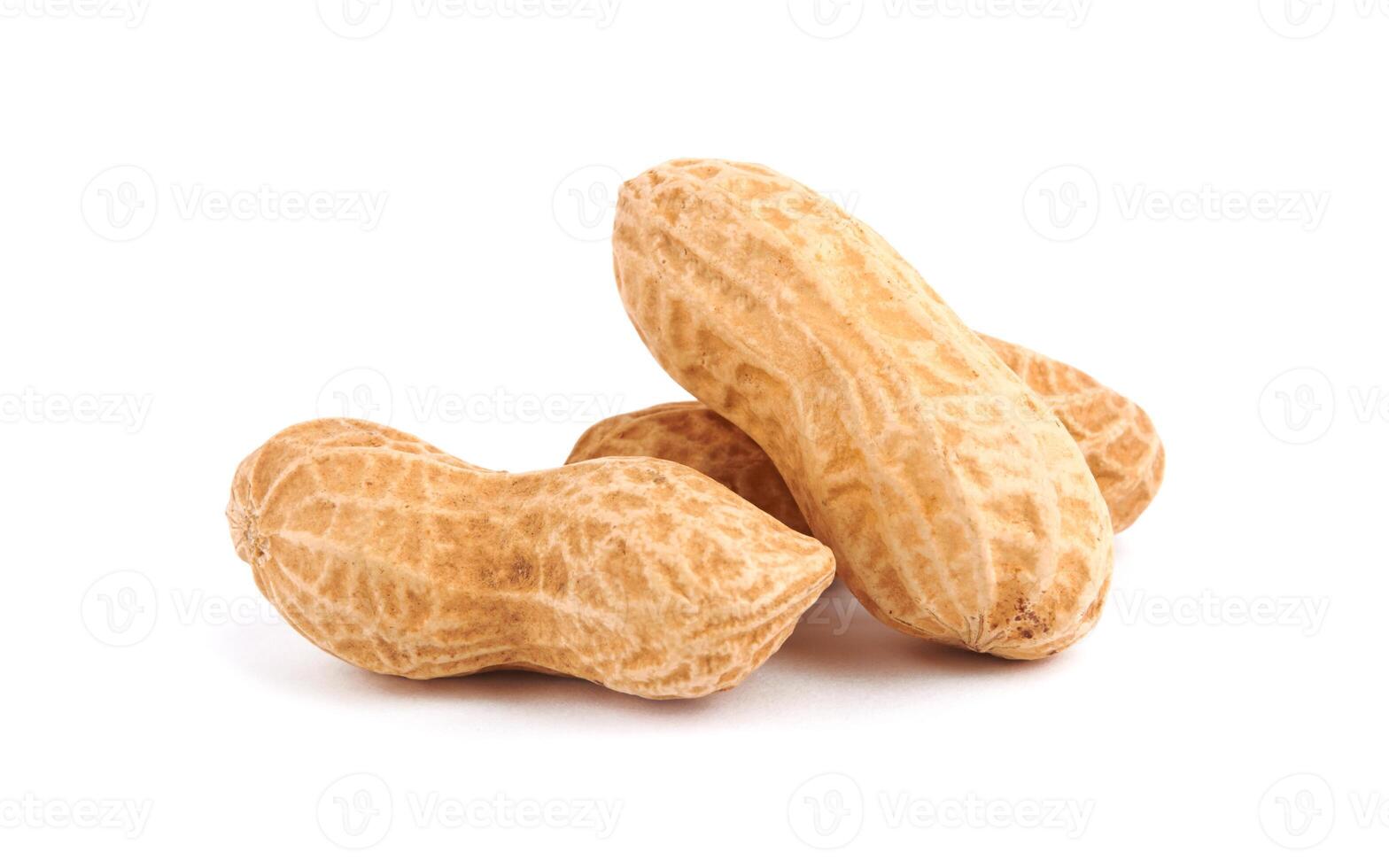 peanuts on white photo