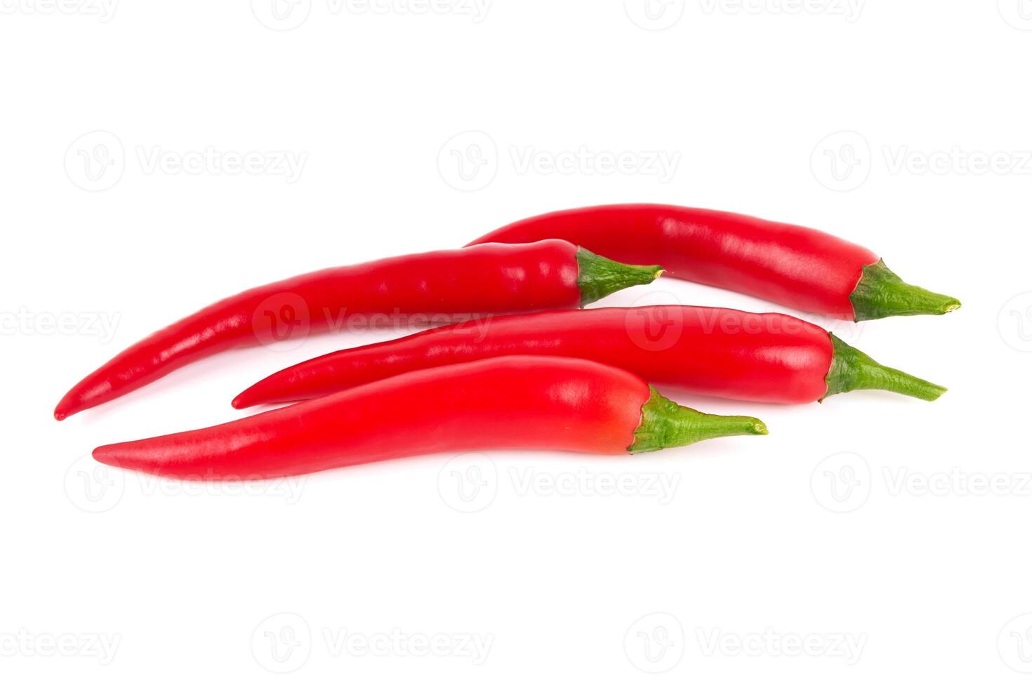 chili pepper on white photo