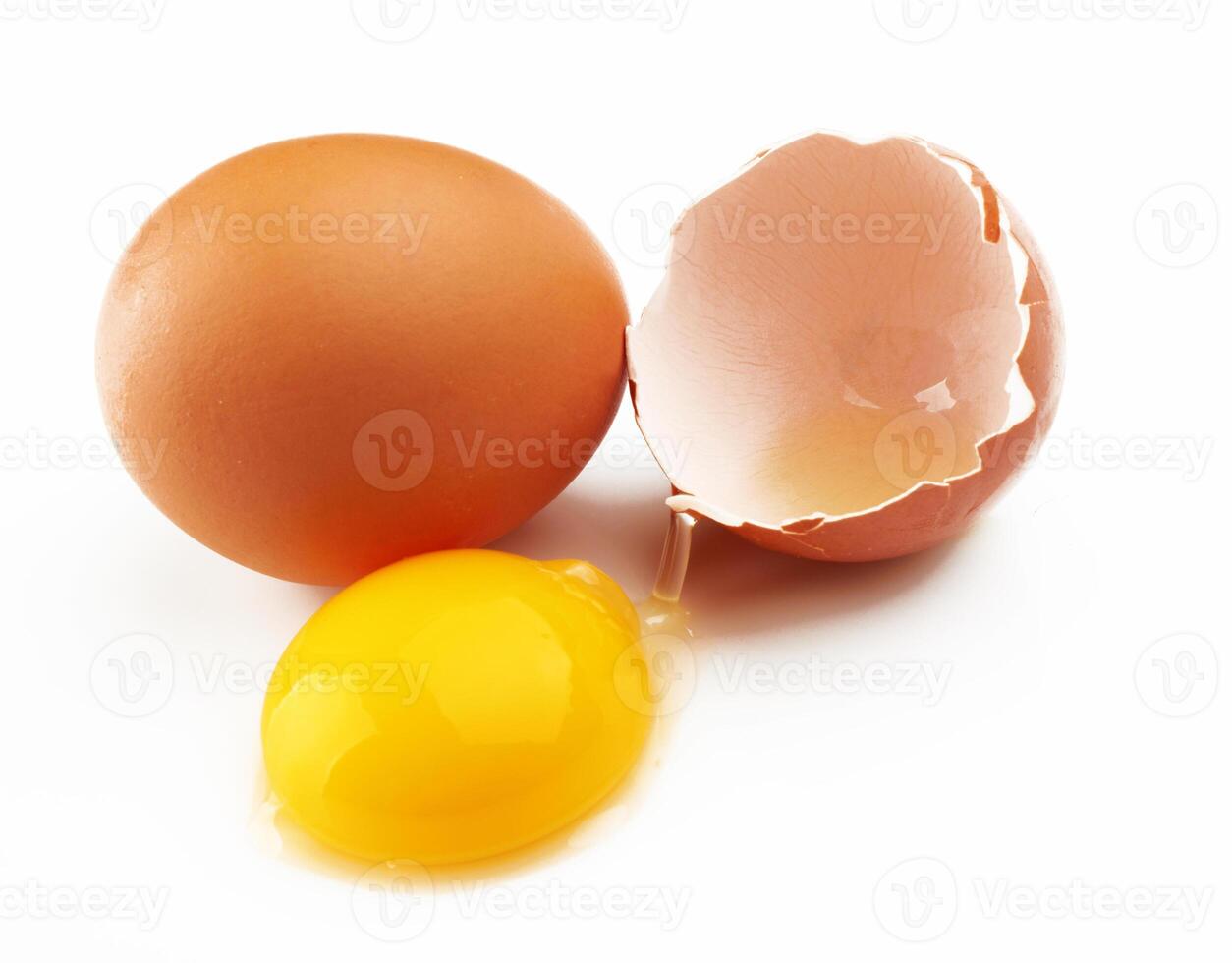 eggs on white photo