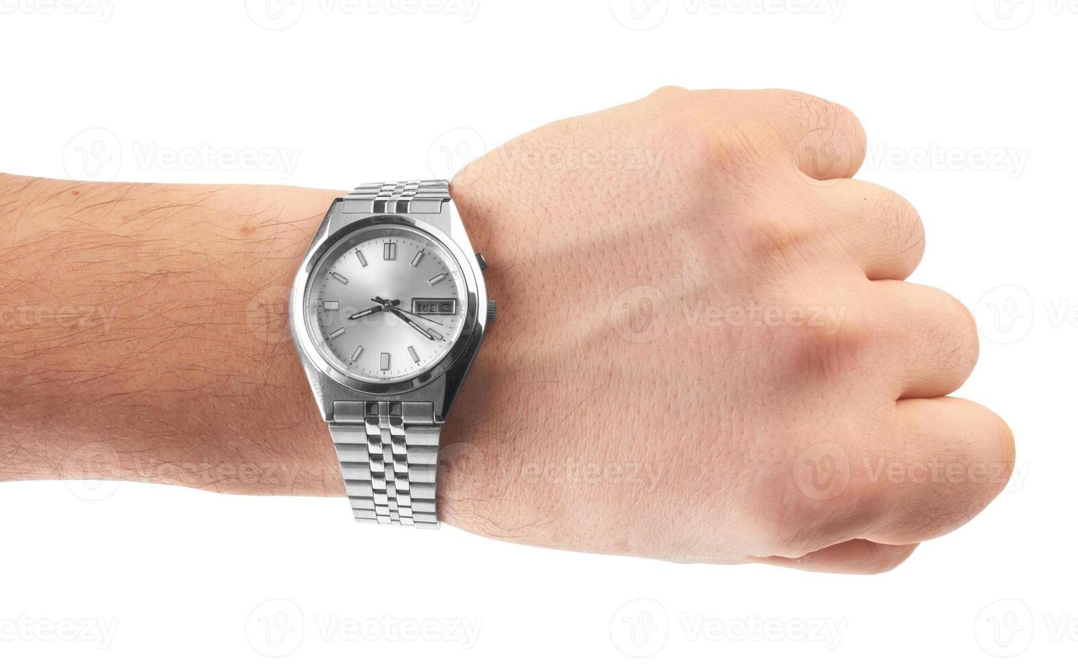 watch on white photo