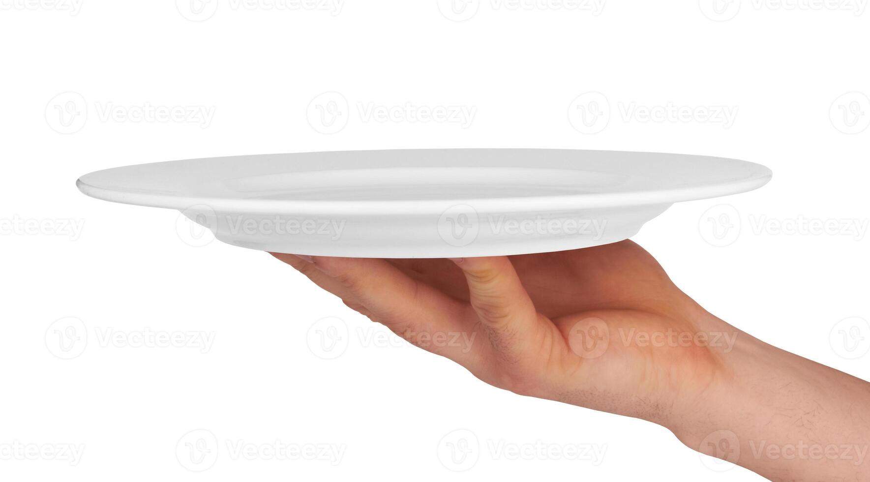 plate on hand photo