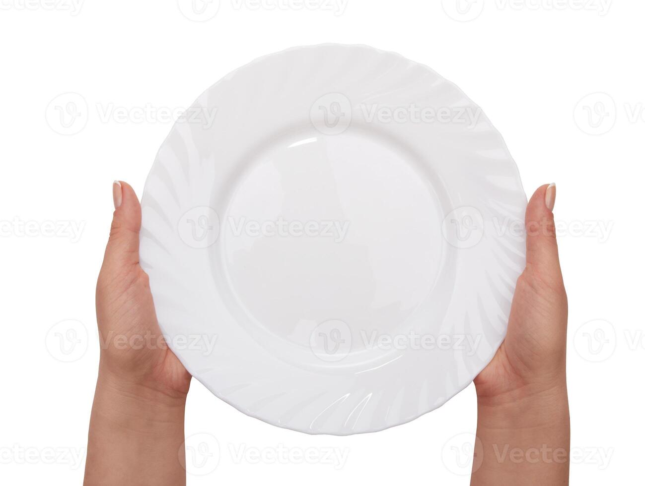 plate on hand photo