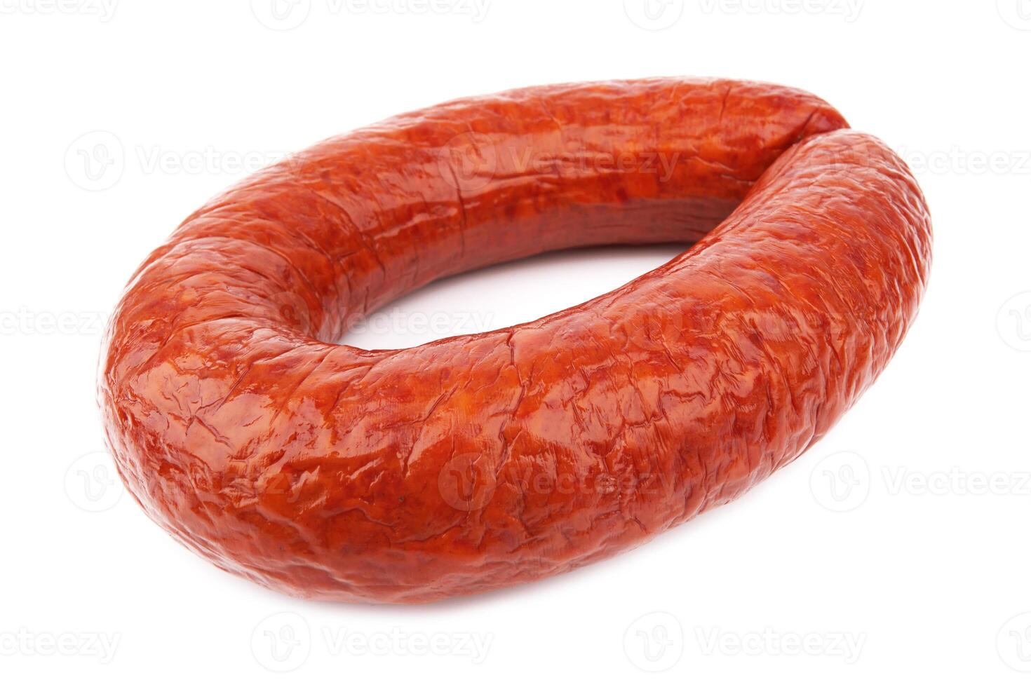 sausage on white photo
