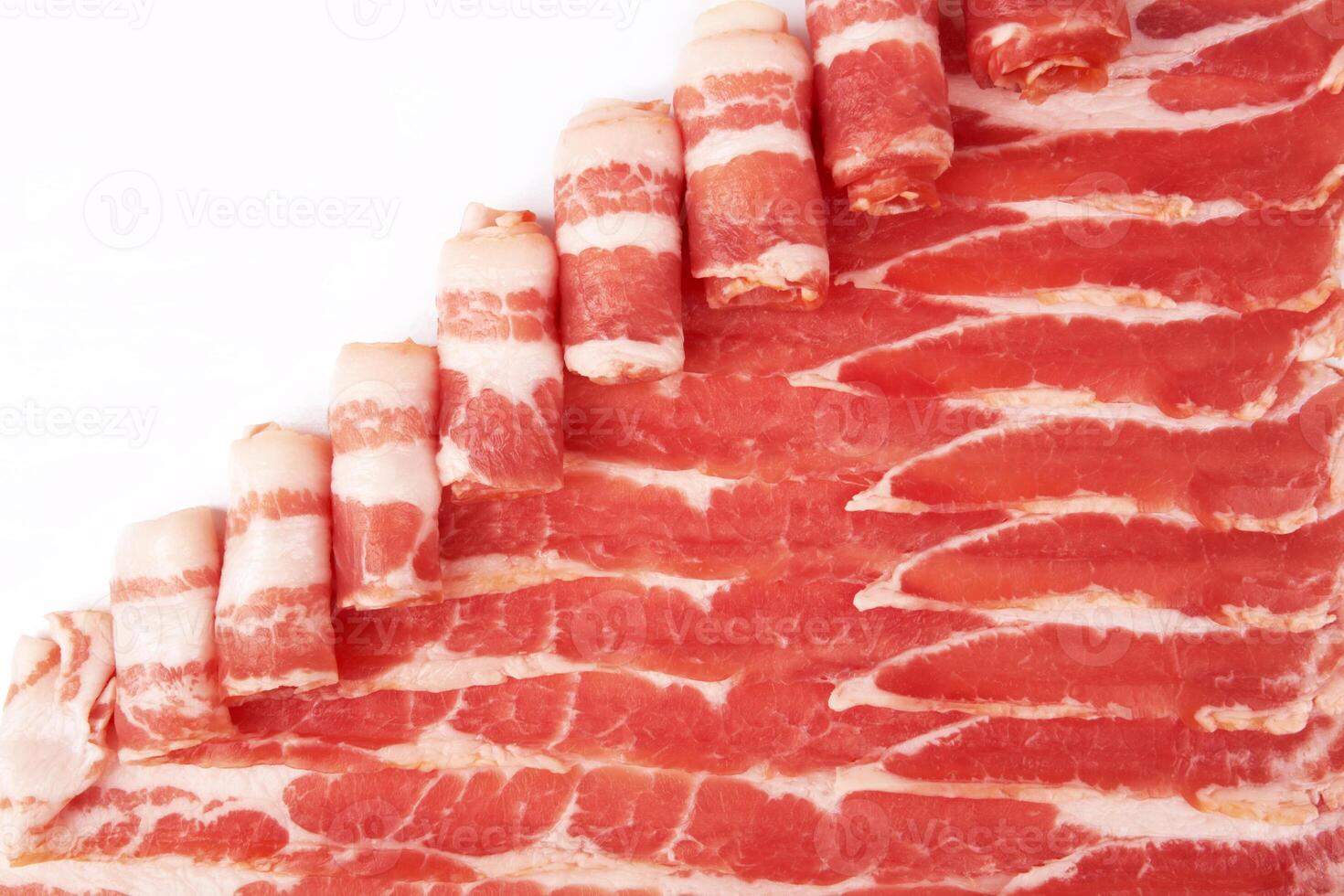 Slices of smoked photo