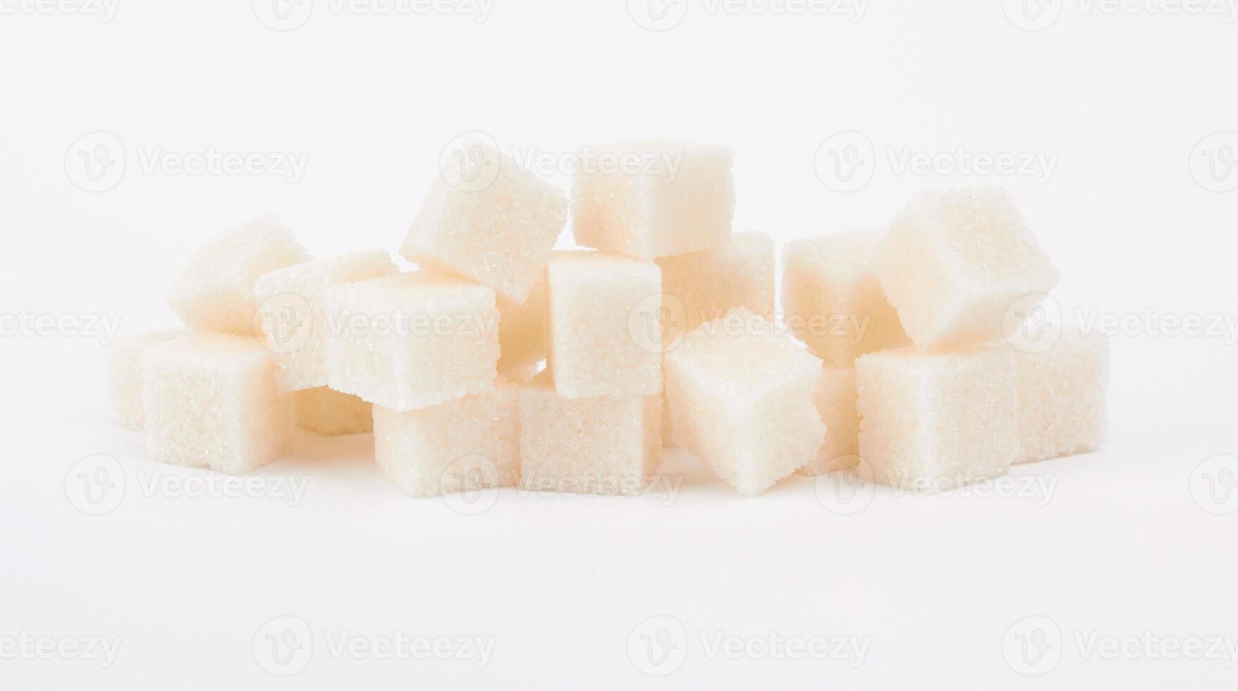 Cubes of sugar photo