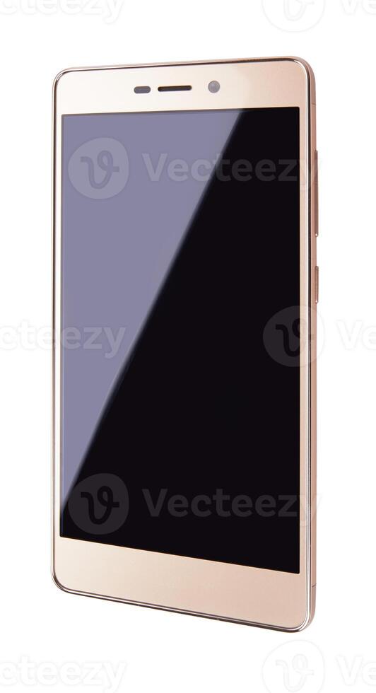 mobile phone on white photo