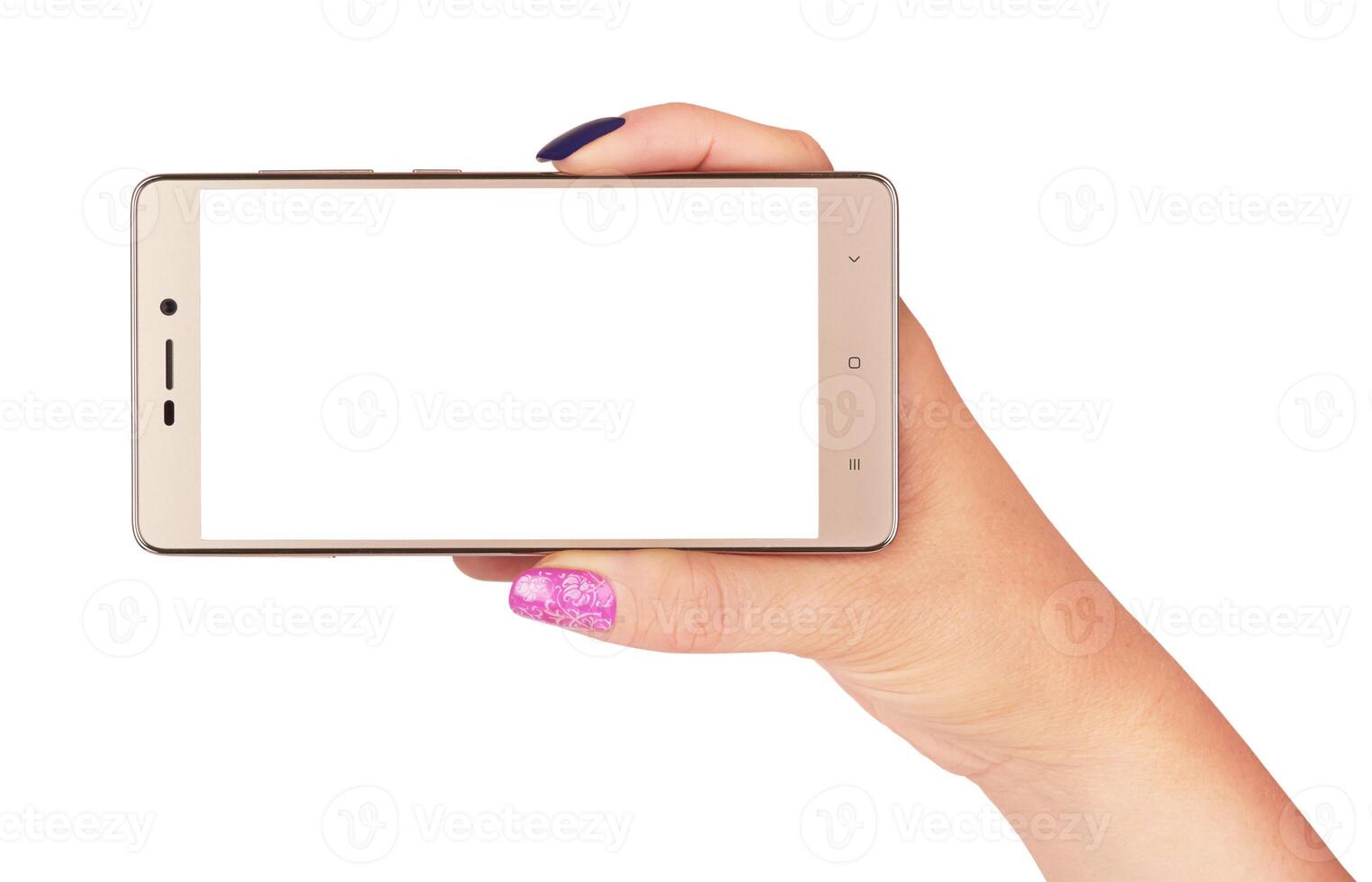 smartphone on white photo