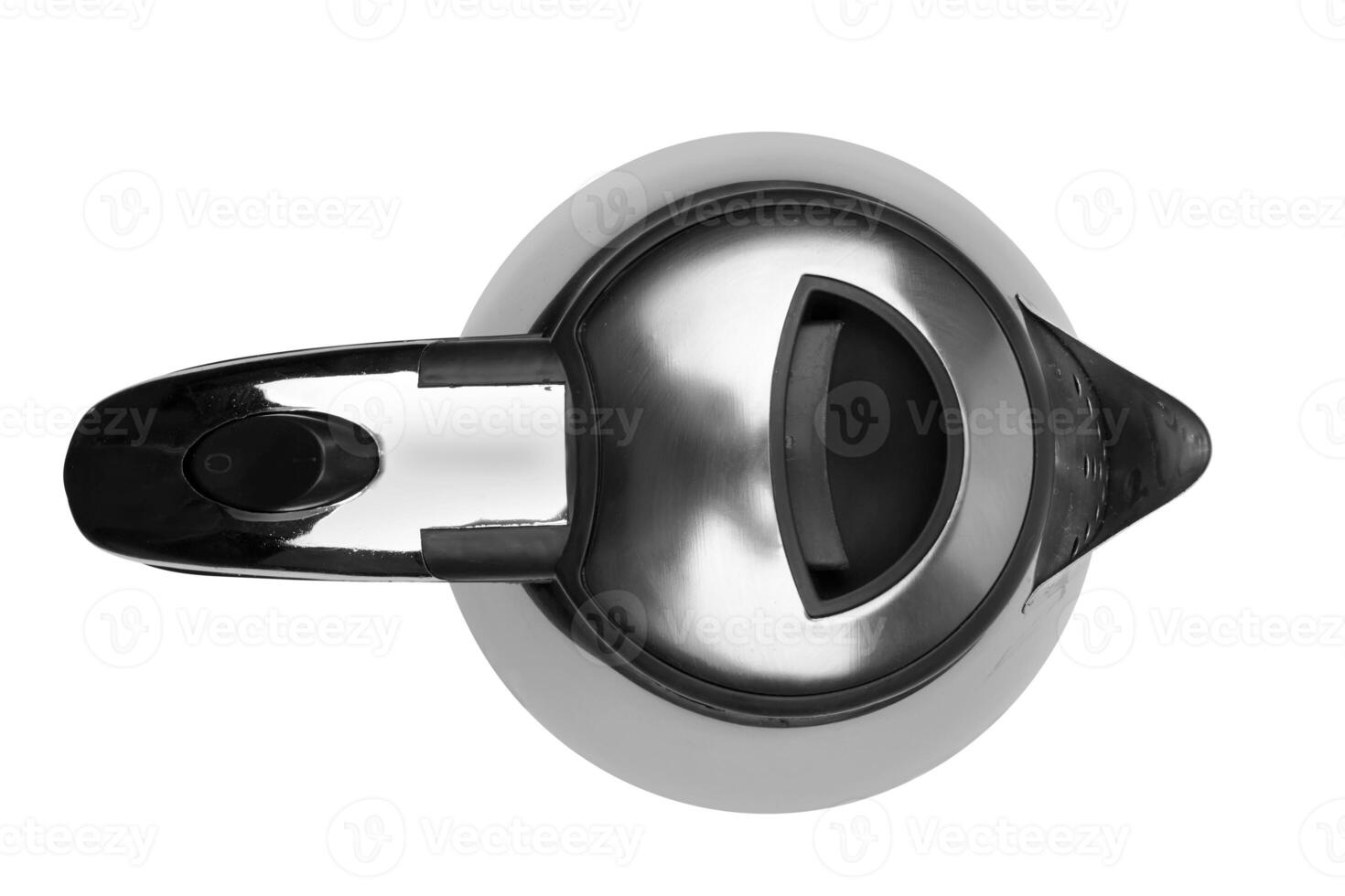 electric kettle on white photo