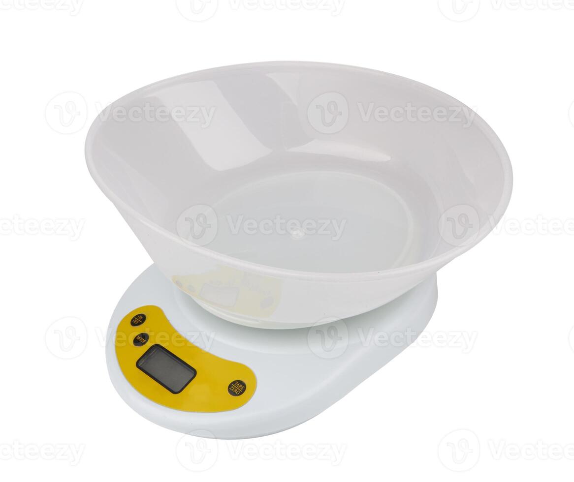electronic scales isolated photo