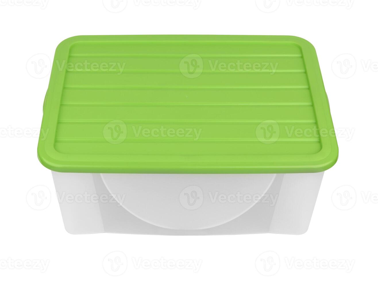 Plastic container isolated photo