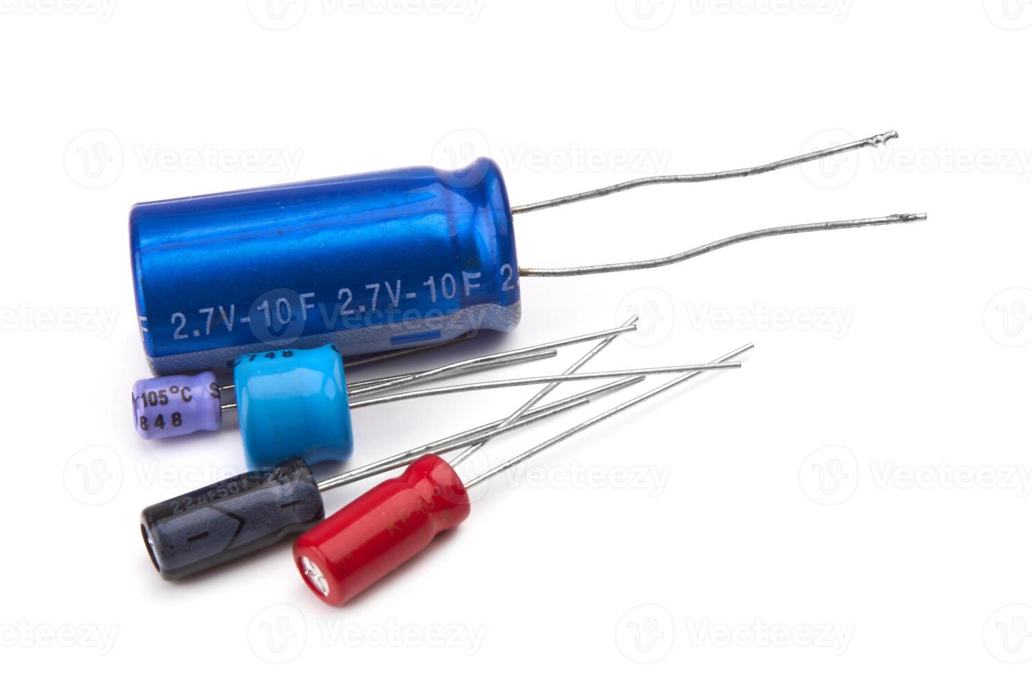 Group of capacitors photo