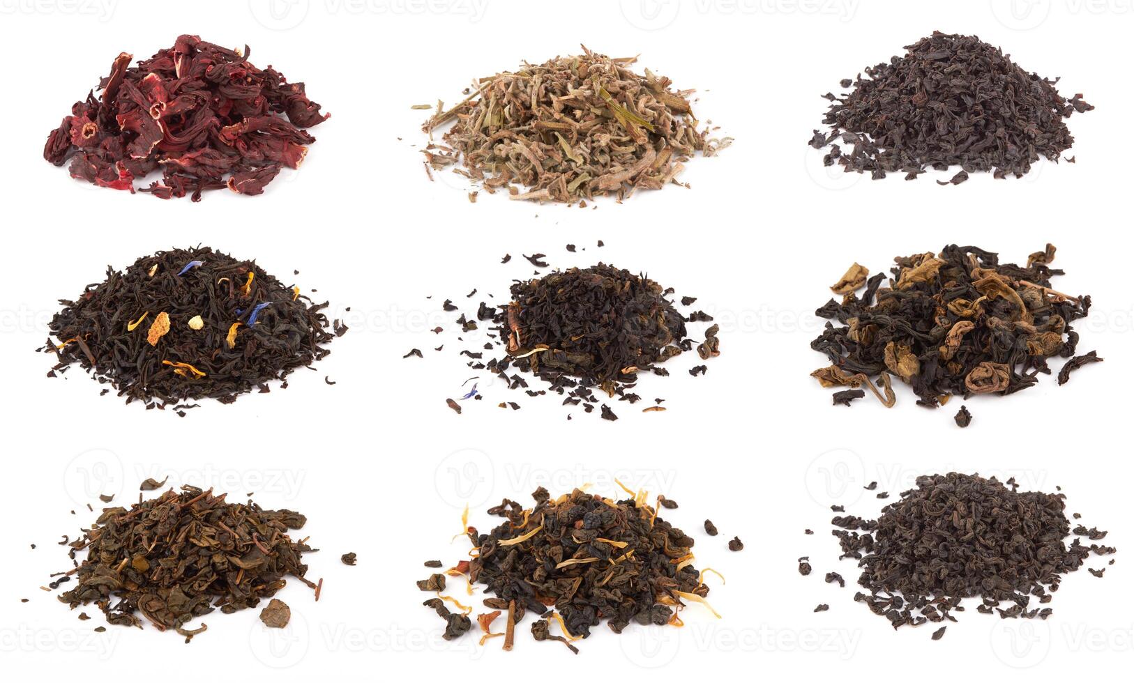 assortment of dry tea photo