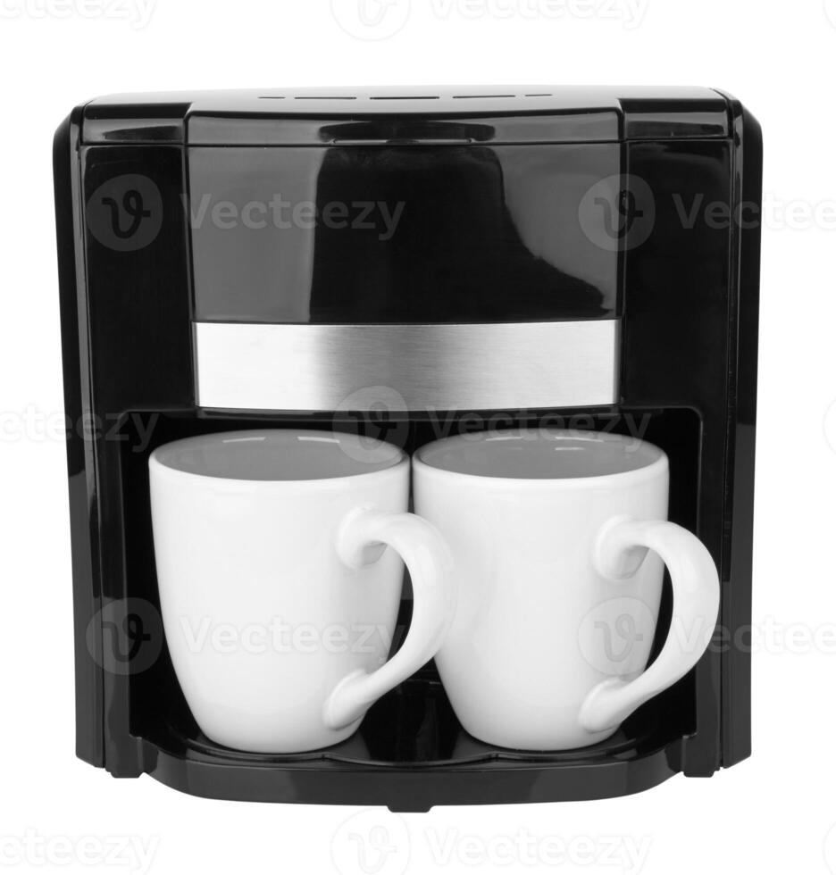 Coffee maker isolated photo