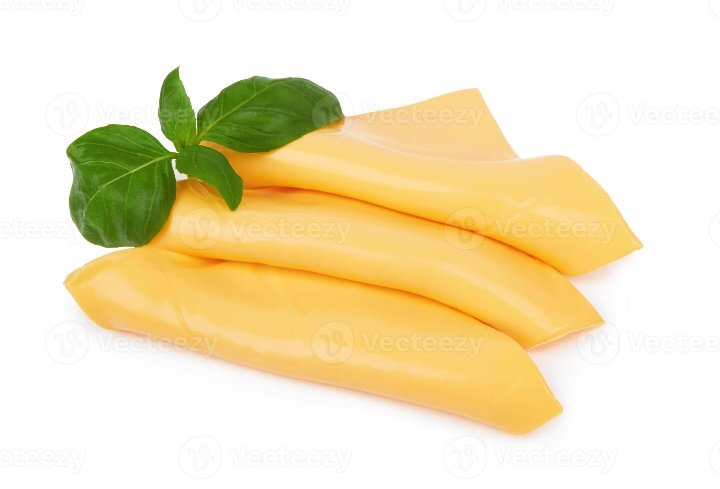 cheese slices isolated photo
