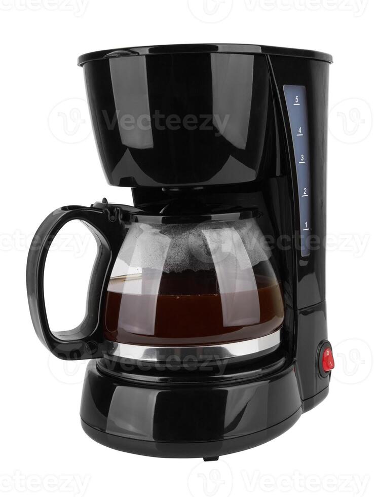 Coffee maker isolated photo