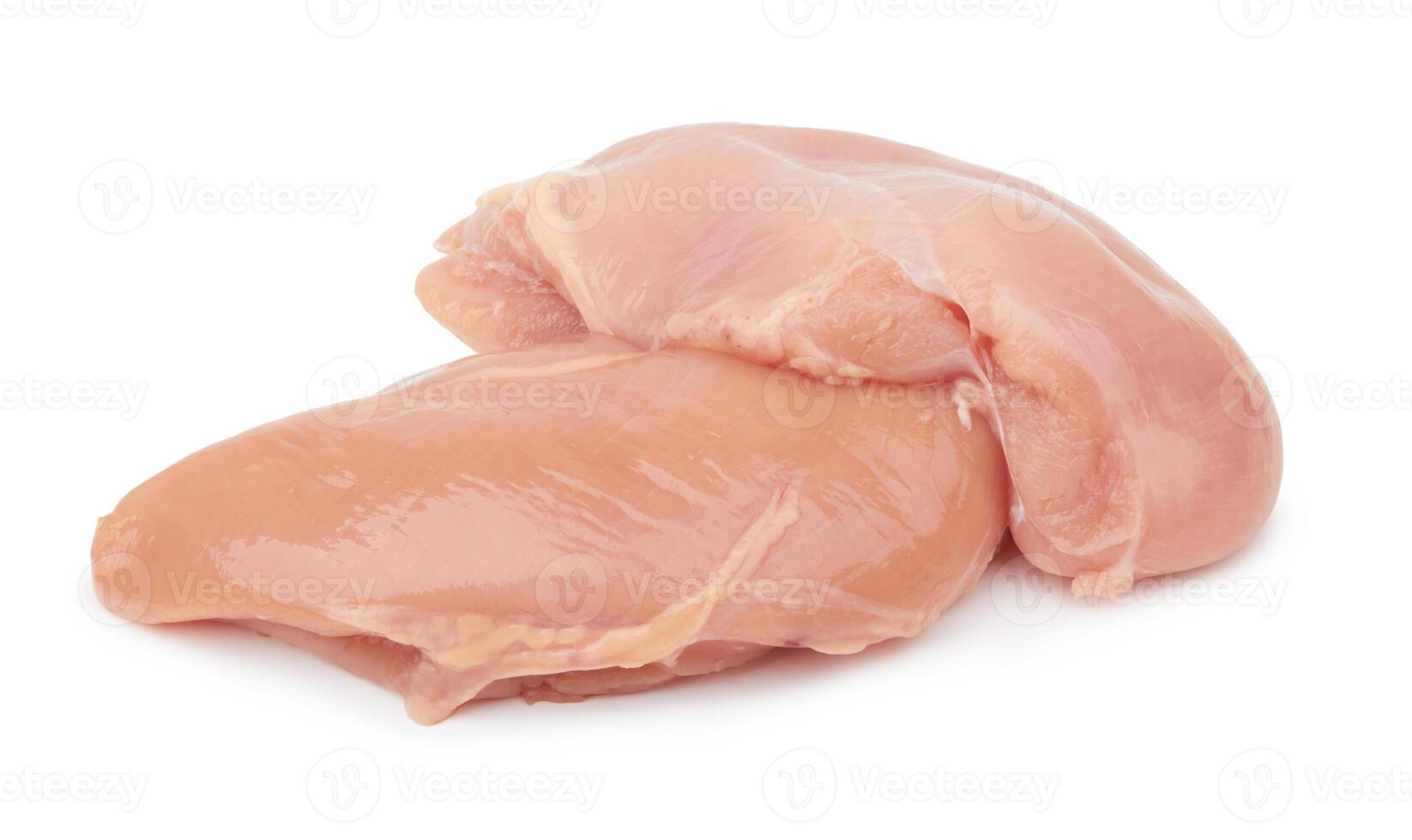 Raw chicken fillet photo