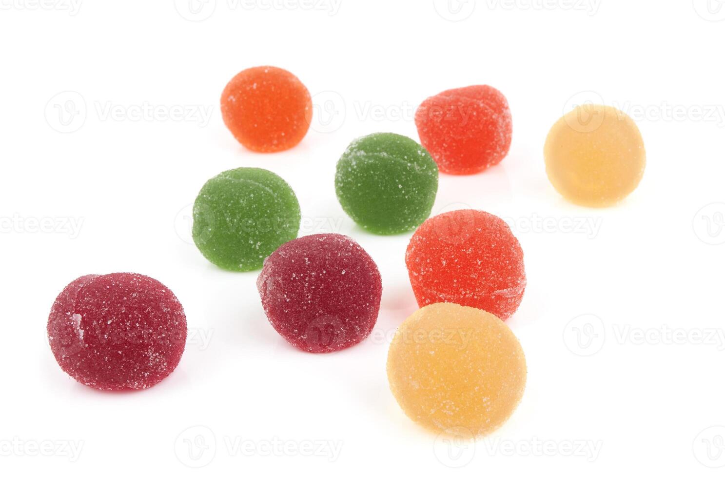 candy on white photo