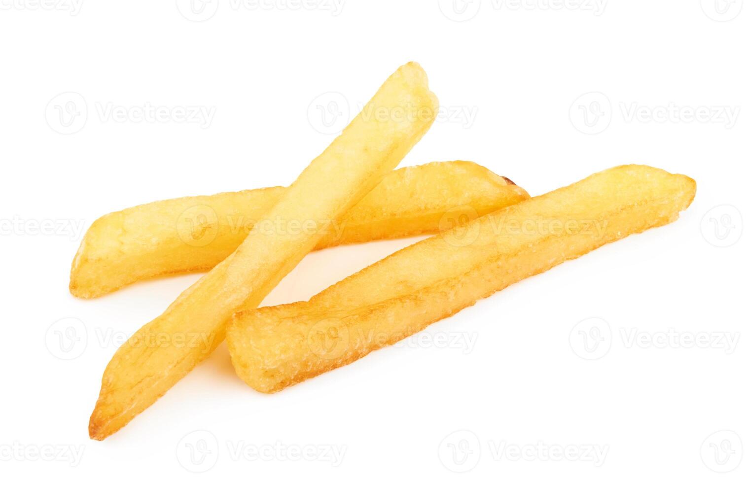 french fries on white photo
