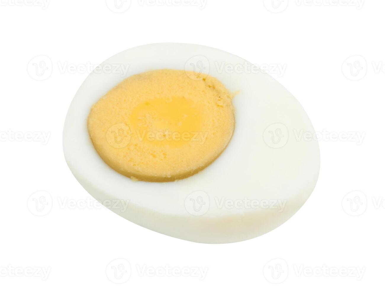 boiled egg on white photo