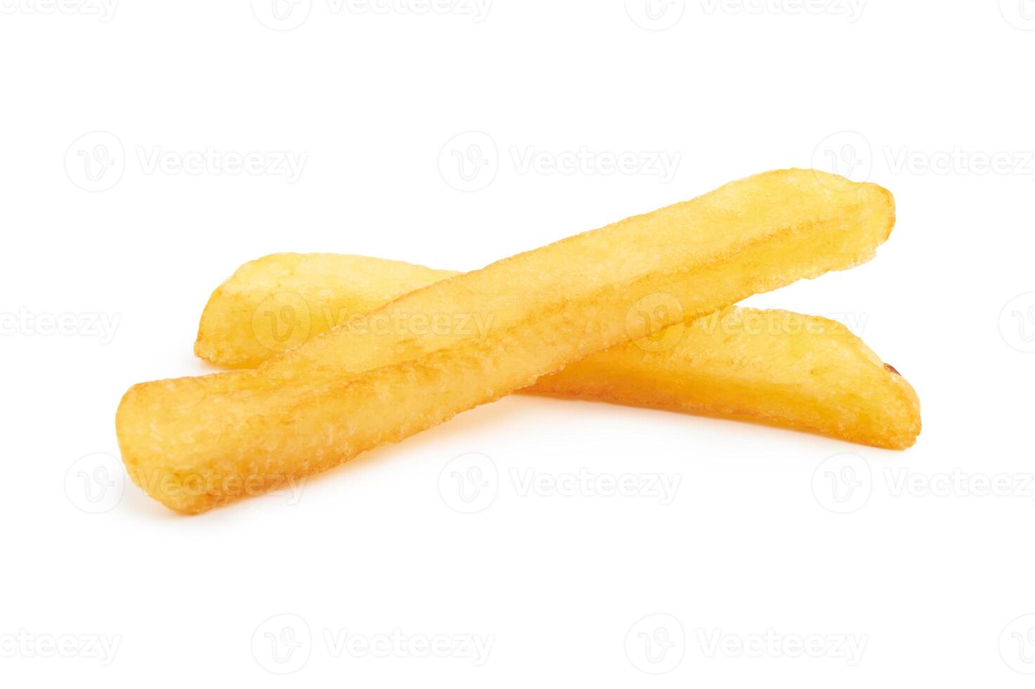 french fries on white photo