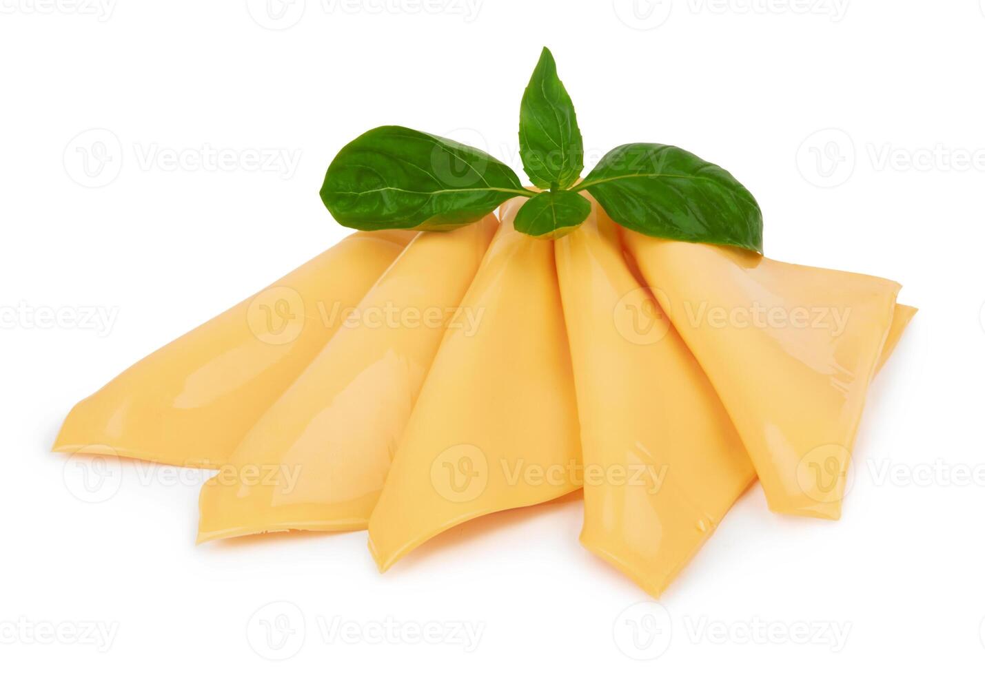 cheese slices isolated photo
