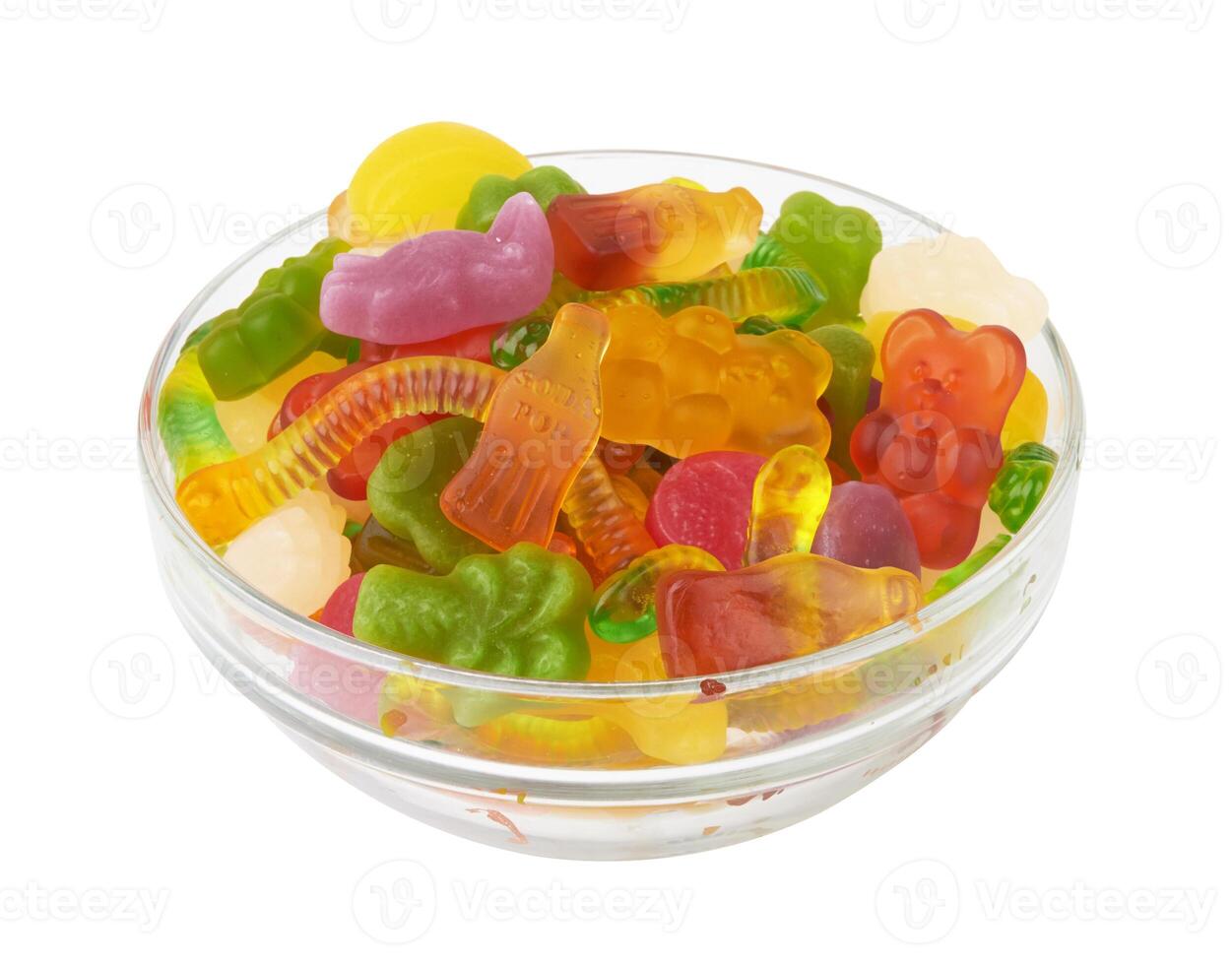 neon gummy candies photo