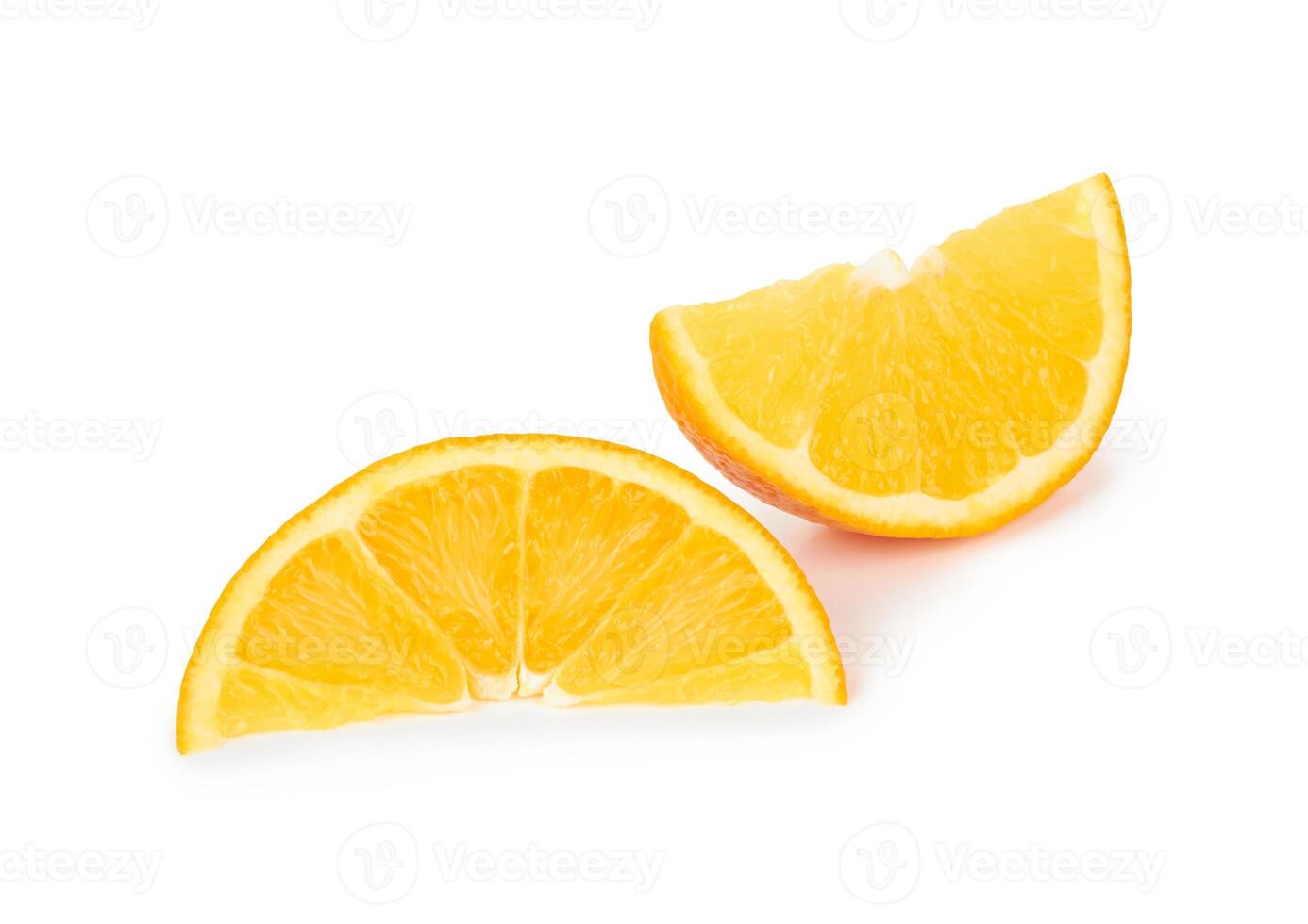 Orange fruit on white photo