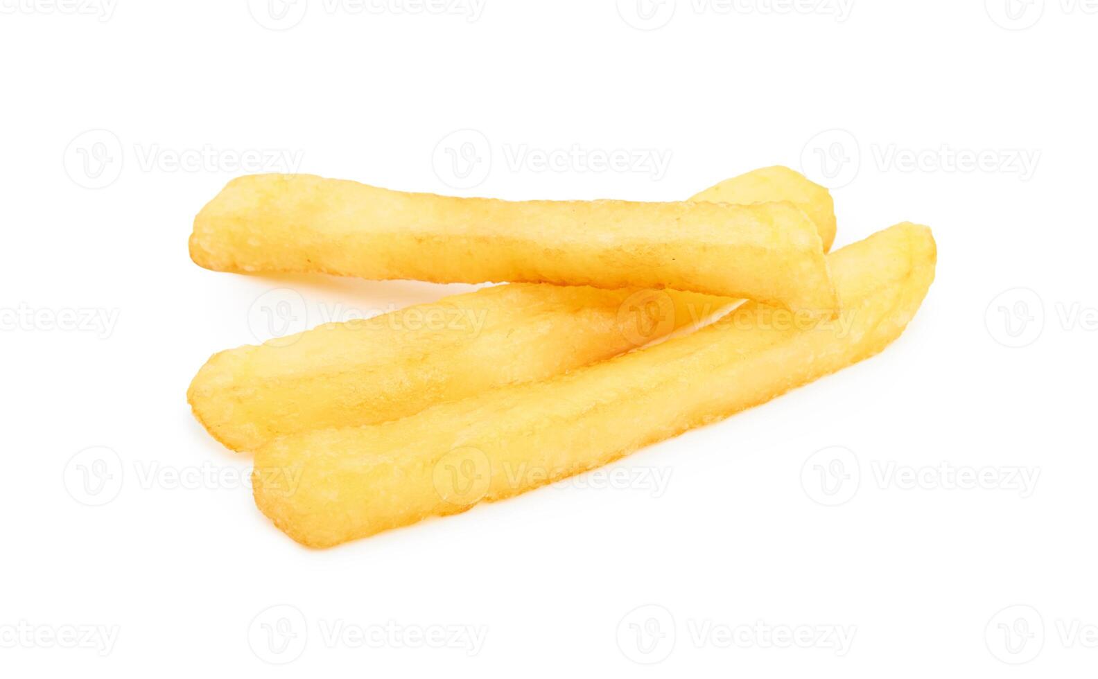 french fries on white photo