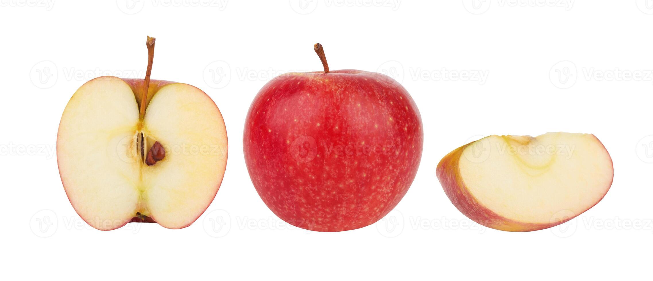 Red apples isolated photo