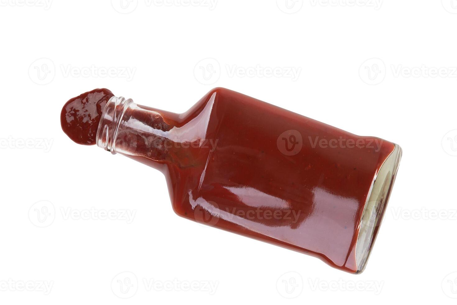 tomato sauce on white photo