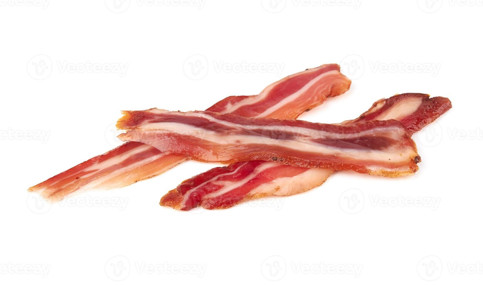Fresh raw becon photo