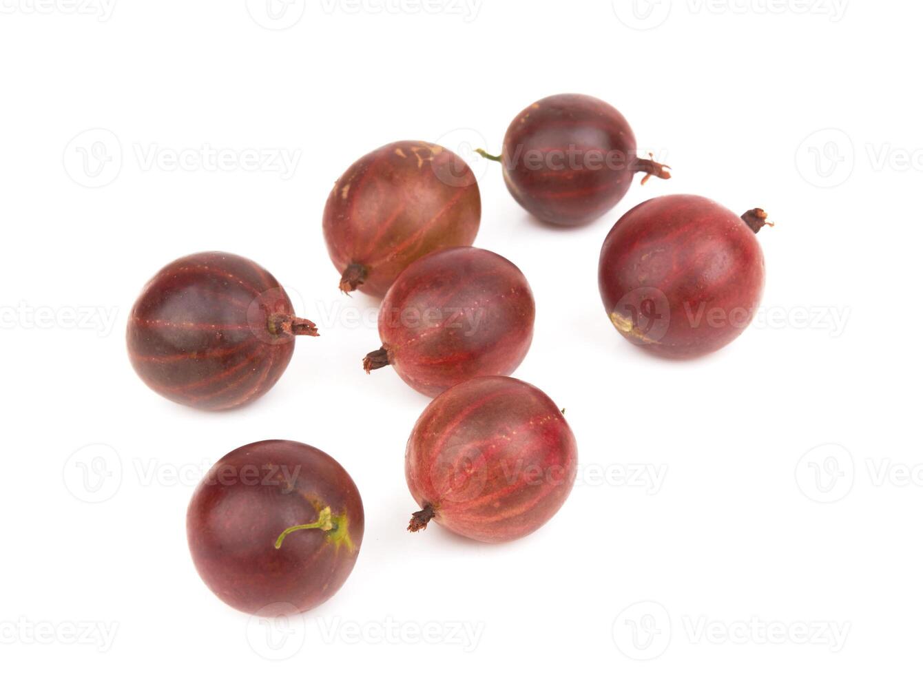 Gooseberry on white photo
