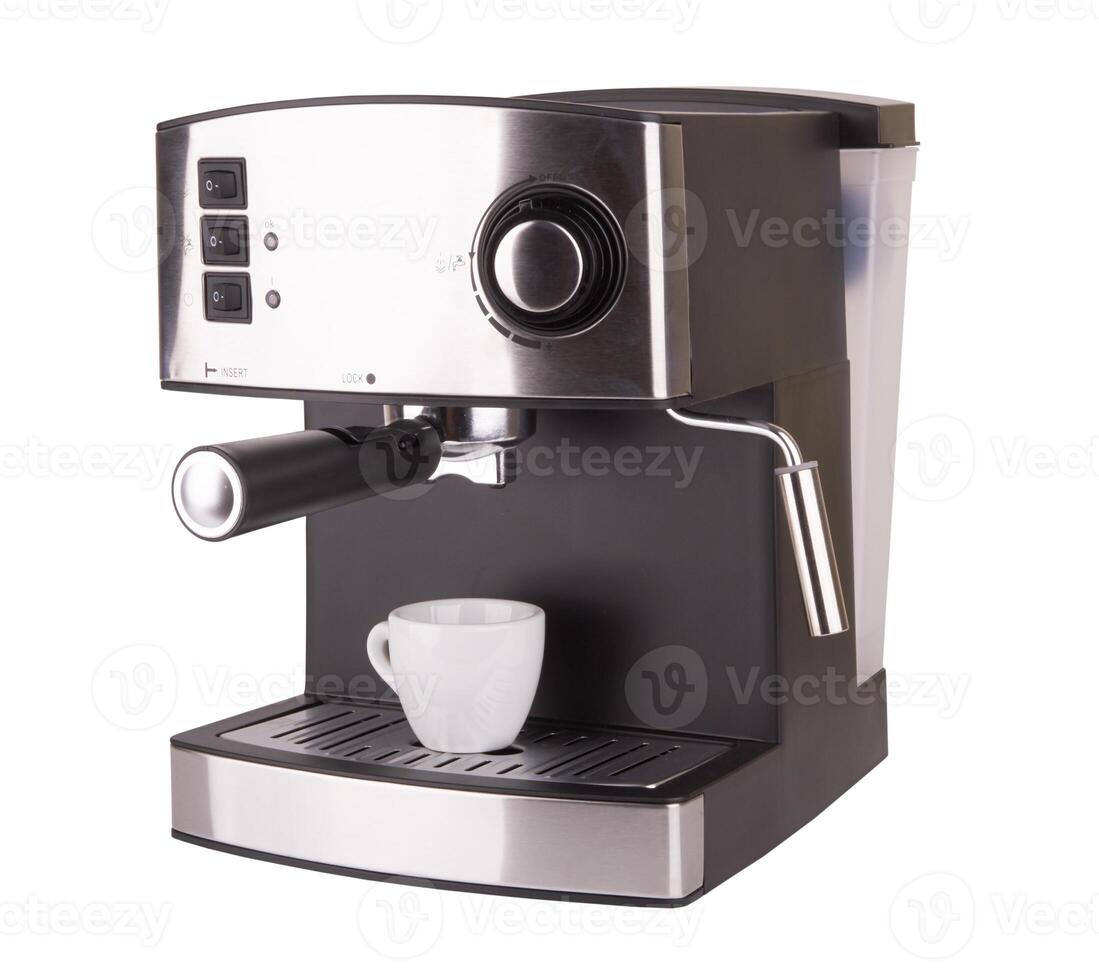 Coffee maker isolated photo