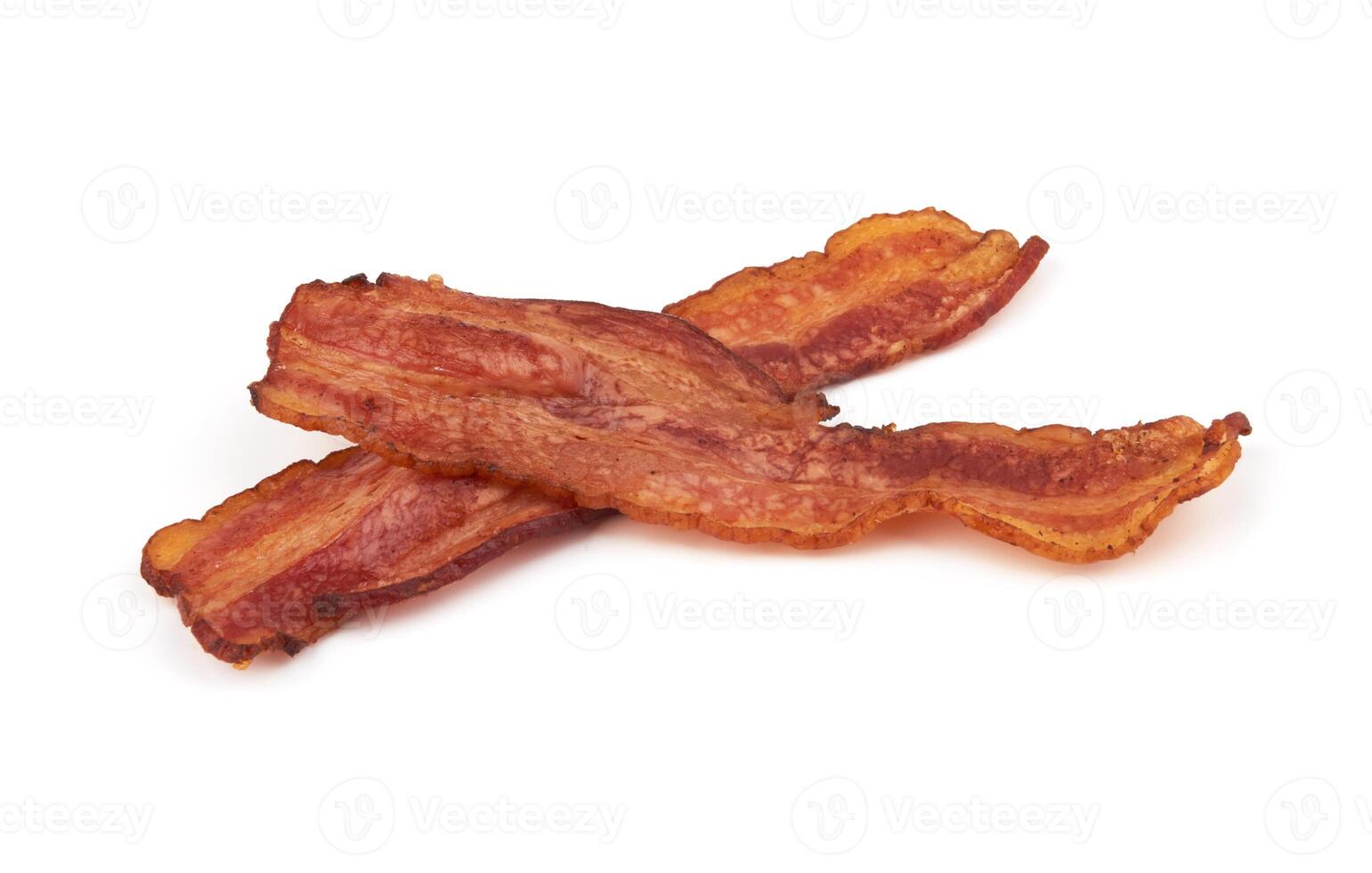 bacon on white photo