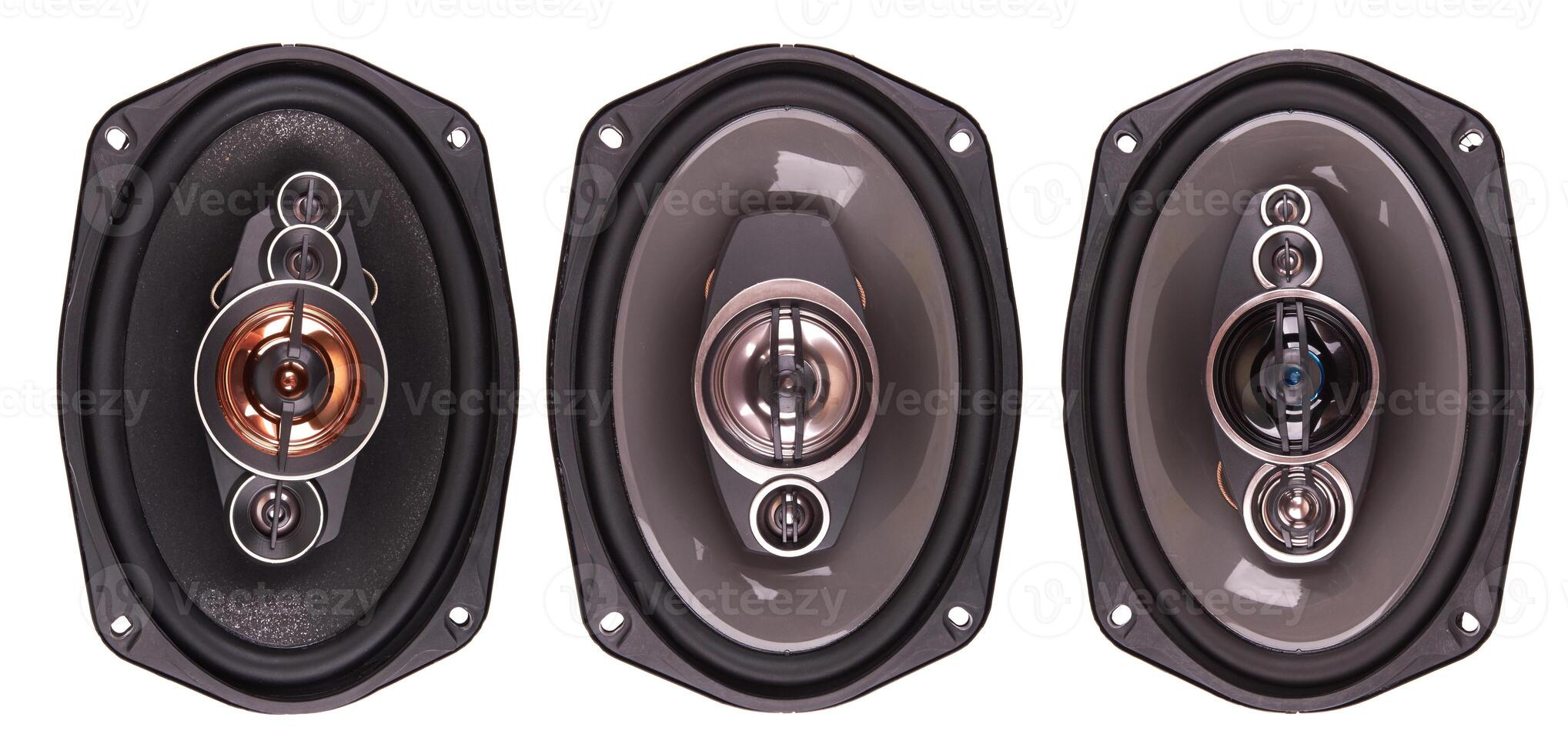 car speakers isolated photo